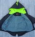 Детская демисезонная куртка на мальчика Дино курточка весна-осень черная 2-6 лет 98