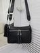 Женская сумка кроссбоди небольшая красивая сумочка через плечо черная экокожа