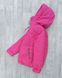 Куртка-жилетка на девочку детская демисезонная красивая курточка весна-осень фуксия 128-146 р